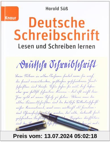 Deutsche Schreibschrift: Lehrbuch: Lesen und Schreiben lernen
